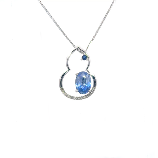 Infinity Sapphire Pendant