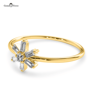 Star Design Diamond Ring
