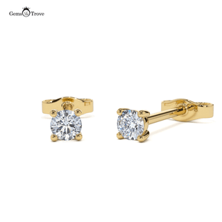 Elegant Diamond Prong Earrings