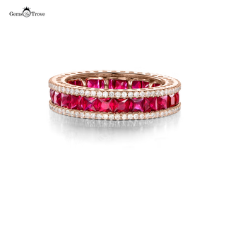 Ruby Wedding Band Brilliance