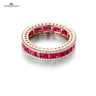 Ruby Wedding Band Brilliance