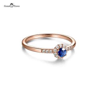 Sapphire Promise Ring Diamond Band