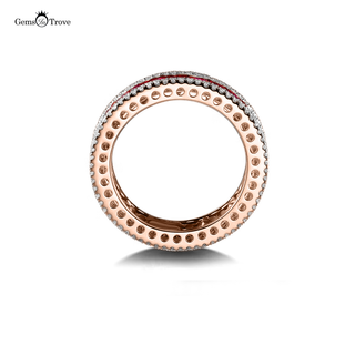 Ruby Wedding Band Brilliance