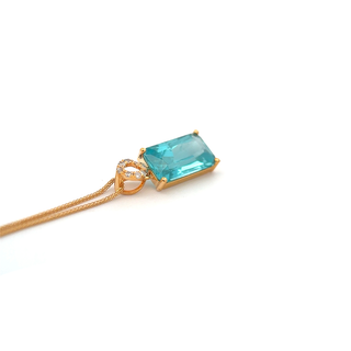 Apatite Petite Column Pendant
