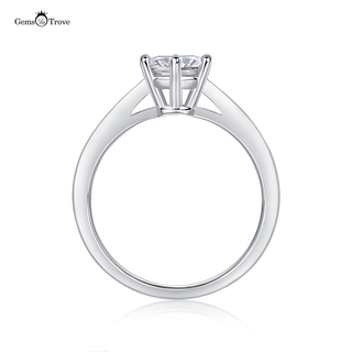 Radiant Solitaire Moissanite Ring