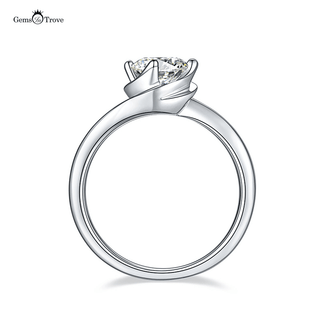 Flower Bud Style Moissanite Ring
