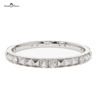 Pyramid Design Diamond Ring