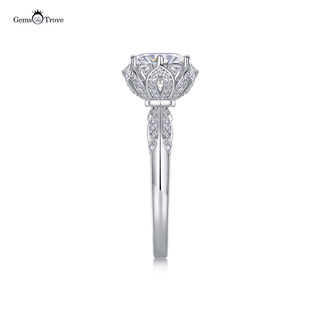Luminous Moissanite Treasure Ring