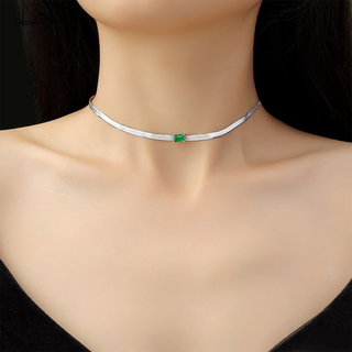 Lab Grown Emerald Necklace Luxury