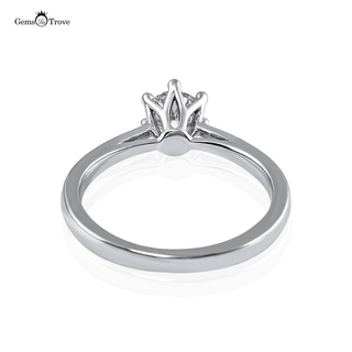 Moissanite Diamond Solitary Ring