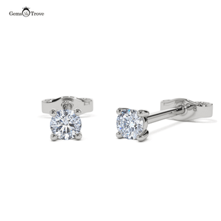 Elegant Diamond Prong Earrings