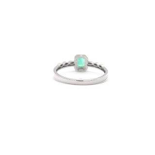 Purity Crest Emerald Ring