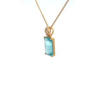 Apatite Petite Column Pendant