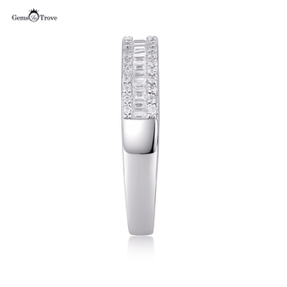 Luminous Baguette Moissanite Band