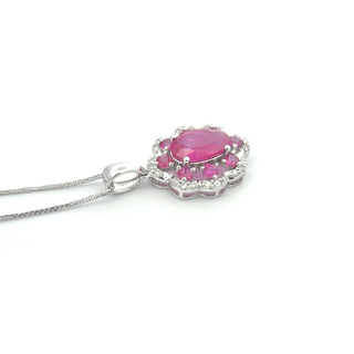 Fleur Aurora Ruby Pendant