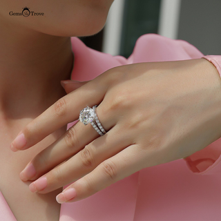 5ct Moissanite Ring Stackable Set