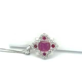 Vienna Crest Ruby Pendant