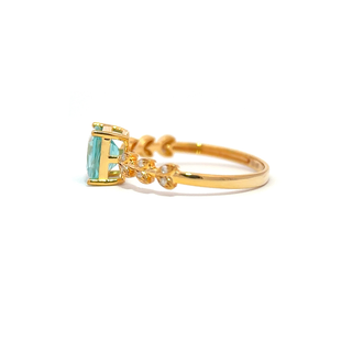 Apatite Classic Solitaire Ring