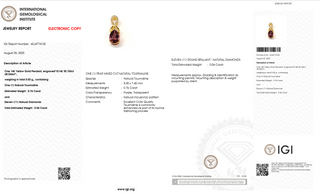 Graceful Pink Tourmaline Drop Pendant