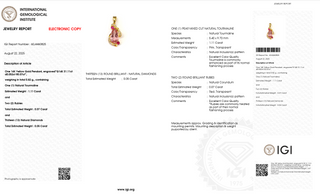 Blossom Pink Tourmaline Ruby Pendant