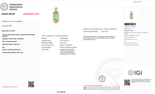 Emerald Classic Oval Pendant