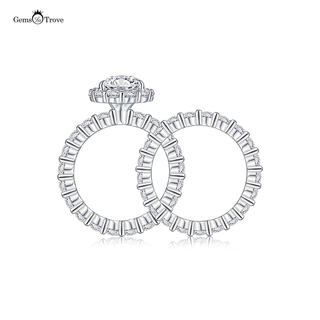 Teardrop Moissanite Stackable Ring Set