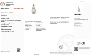 Celestial Star Sapphire Pendant