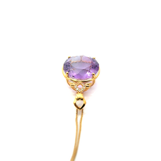 Amethyst Regal Round Pendant