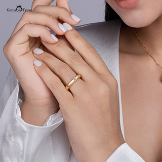 Moissanite Wedding Bands