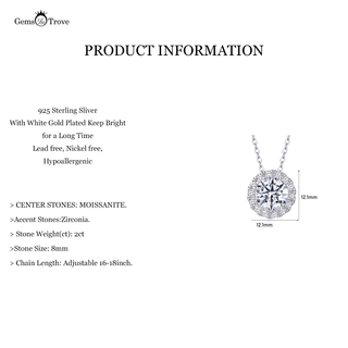 Liebe’s Glanz Moissanite Pendant