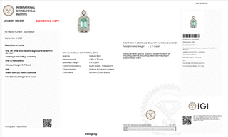 Golden Luxe Emerald Beryl Pendant