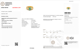 Verdi Serenità Emerald Ring