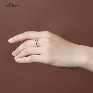 Bezel Emerald Cut Engagement Ring