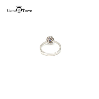 Sapphire Silver Ring